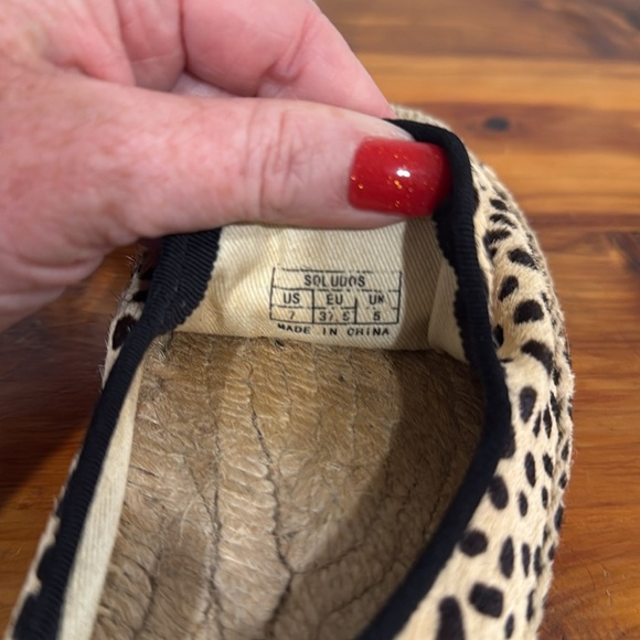 Soludos Animal Print Leopard Platform Espadrilles - Picture 8 of 8